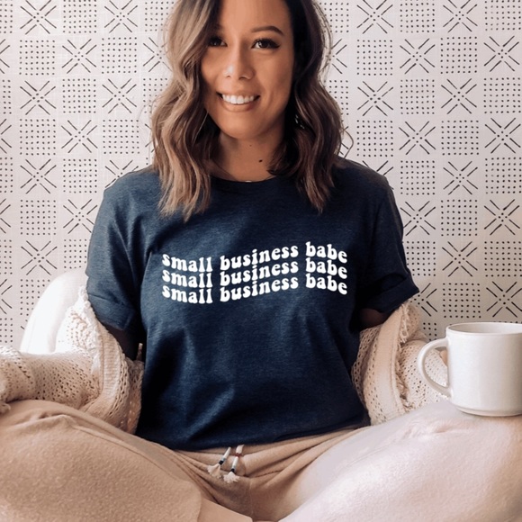 Small Business Babe Cute Graphic T-Shirt - Picture 1 of 3
